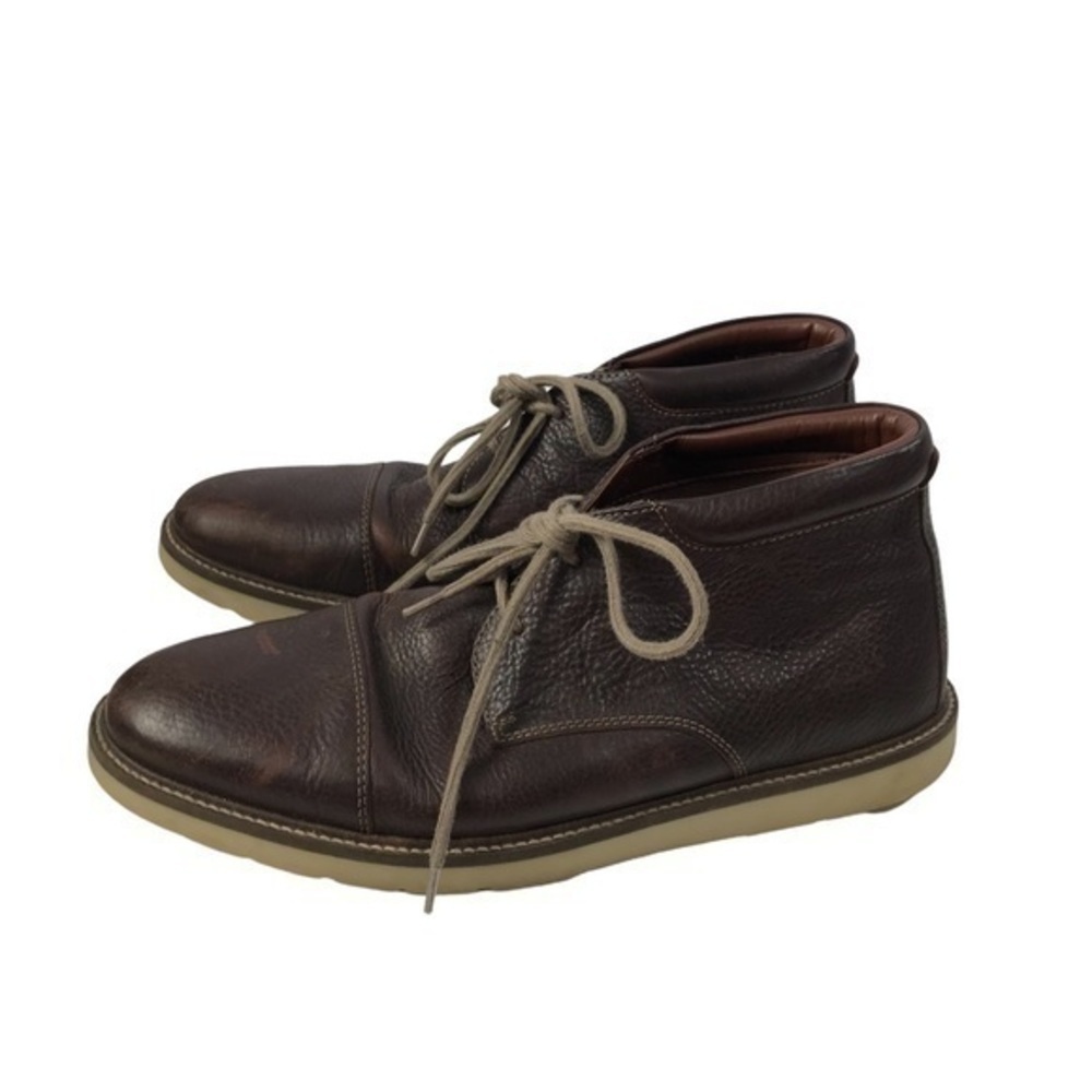 Clarks Men's Grandin Top Chukka Boot, Tan Tumbled Leather size 10